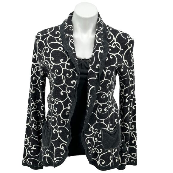 Carlo Colucci Womens Angora Wool Blazer Jacket Tank Top Set 38 Work Office Chic - Picture 1 of 16